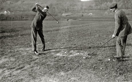 Lasarteko golf zelaia 1915ean inauguratu zuten. KUTXA FOTOTEKA